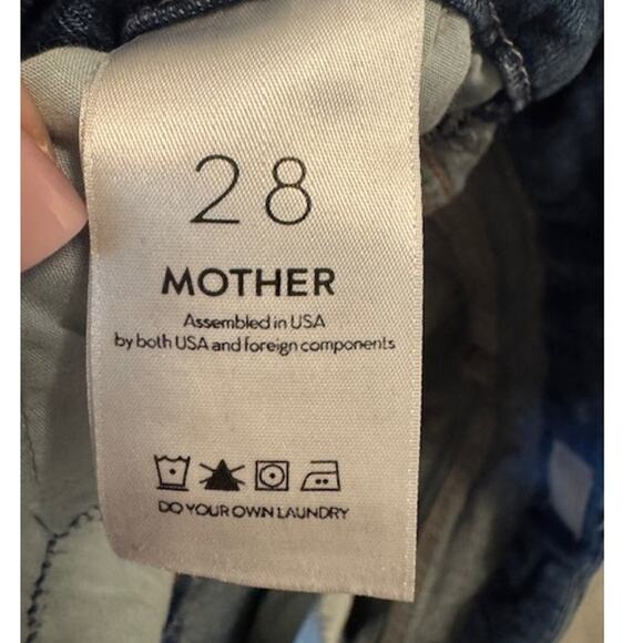 Mother The Looker Ankle Fray Gutterpunk Jeans 28 - Picture 8 of 9